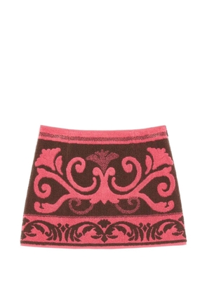 Valentino Garavani terry cloth skirt - Brown