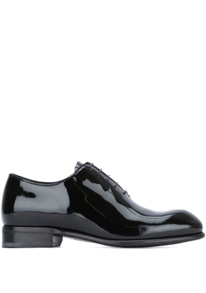 Zegna Vienna leather oxford shoes - Black