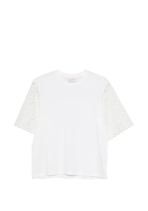 MC2 Saint Barth Maisa broderie-anglaise T-shirt - White