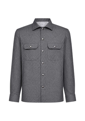 Brunello Cucinelli virgin wool shirt - Grey