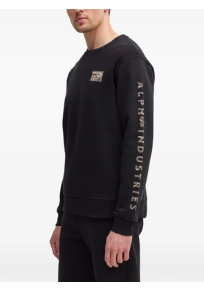 Alpha Industries camouflage-patch sweatshirt - Black