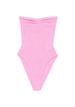 Hunza G Brooke gathered swimsuit - Pink