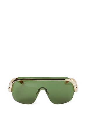 Palm Angels Eyewear King pilot-frame sunglasses - Gold