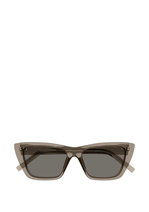 Saint Laurent Eyewear Mica square-frame sunglasses - Grey