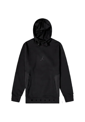 Jordan logo-embroidery hoodie - Black