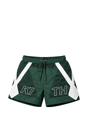 KITH Turbo panelled shorts - Green