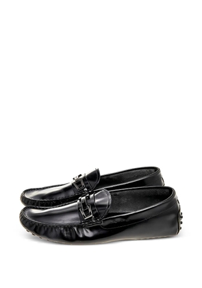 Tod's Vintage buckle leather loafers - Black