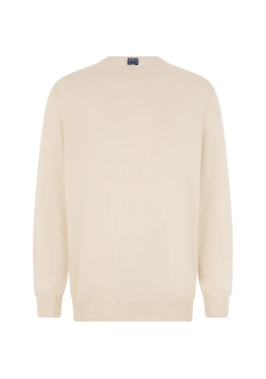 Fedeli crew-neck cashmere sweater - Neutrals