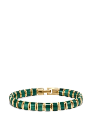 David Yurman Spiritual Beads malachite bracelet - Gold