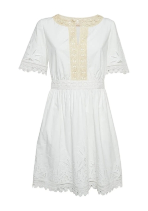 Tory Burch Pristine lace-embroidered dress - White