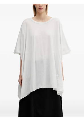 Rick Owens DRKSHDW Minerva oversized raw-cut T-shirt - White