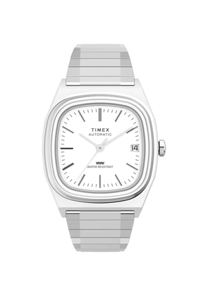 TIMEX Automatic 1983 E Line Reissue 34mm watch - White