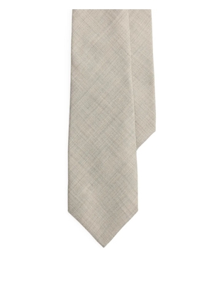 Ralph Lauren Purple Label woven cashmere-silk tie - Grey