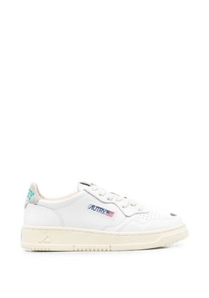 Autry Medalist panelled leather sneakers - White