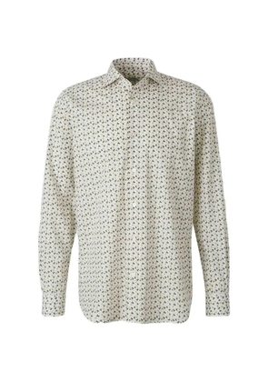 Vincenzo Di Ruggiero floral-print long-sleeve shirt - White