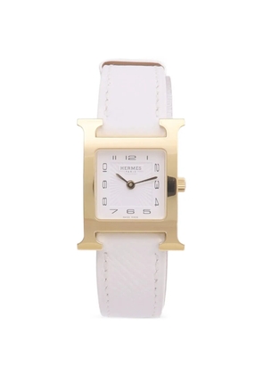 Hermès Pre-Owned H Watch 30mm watch - White