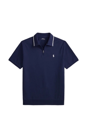 Polo Ralph Lauren zip-fastening tipped polo shirt - Blue