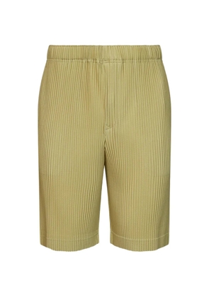 Homme Plissé Issey Miyake pleated shorts - Green