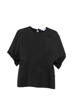 Stella McCartney cape-sleeve back-tie top - Black