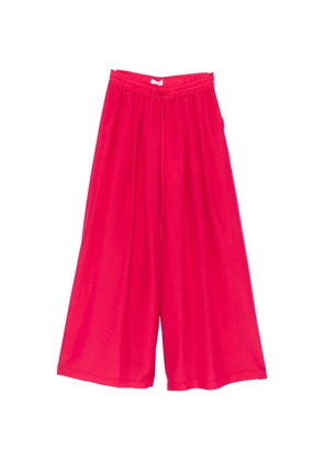 PSOPHIA drawstring-waist wide-leg trousers - Pink