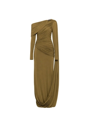 CHATS BY C.DAM Suriya ruched dress - Green