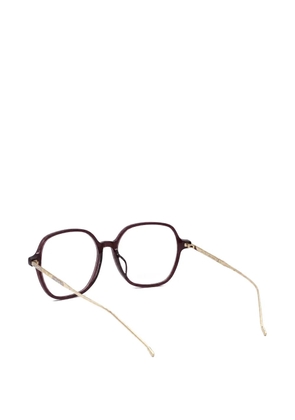 Jimmy Choo Eyewear logo-detail glasses - Brown