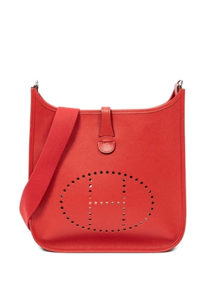 Hermès Pre-Owned PM Evelyne I perforated shoulder bag - Red