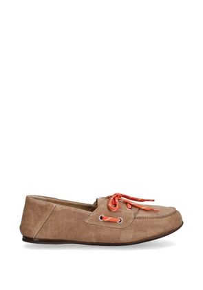 Marc O'Polo lace-up suede loafers - Neutrals
