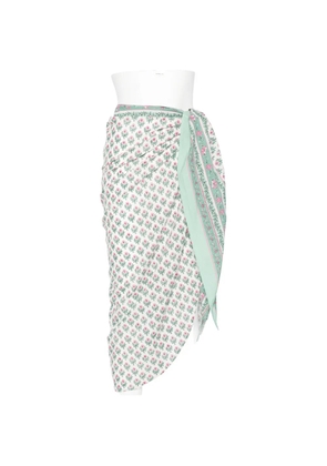 MC2 Saint Barth floral-print sarong - White