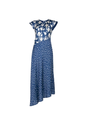 Tanya Taylor Violeta midi dress - Blue