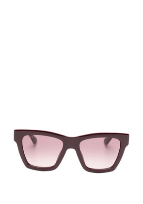 Gucci Eyewear Interlocking G square-frame sunglasses - Red