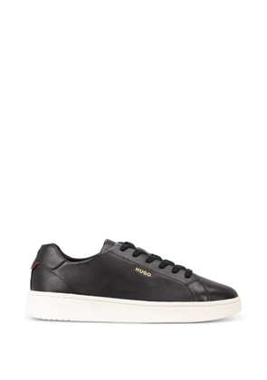HUGO logo detail sneakers - Black