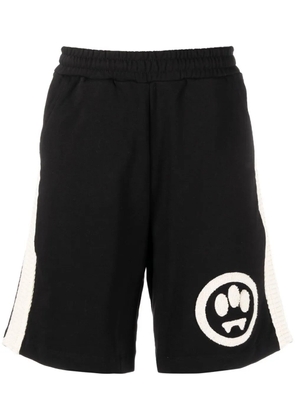 BARROW logo-appliqué track shorts - Black