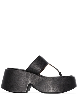 Marsèll flatform thong sandals - Black