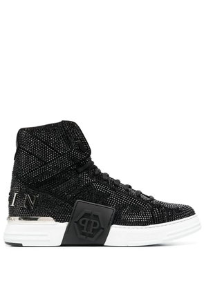 Philipp Plein Money Kicks crystal-embellished sneakers - Black