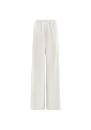 12 STOREEZ Mica mercerised cotton trousers - White