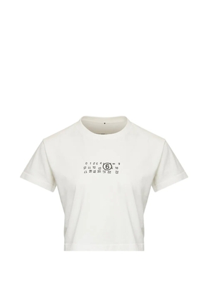 MM6 Maison Margiela flipped-print overdyed T-shirt - White