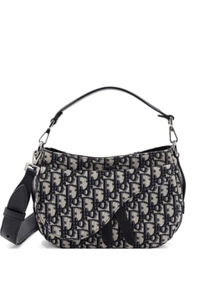 Christian Dior Pre-Owned Saddle Soft Bag Oblique Canvas Mini crossbody bag - Blue