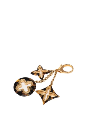 Louis Vuitton Pre-Owned 2010-2026 Gold Plated And Resin Insolence Bag Charm key chain - Brown