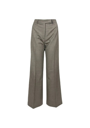 Seventy pressed-crease wide-leg trousers - Grey