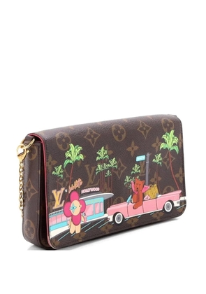 Louis Vuitton Pre-Owned Felicie Pochette Limited Edition Vivienne Xmas Monogram Canvas crossbody bag - Brown
