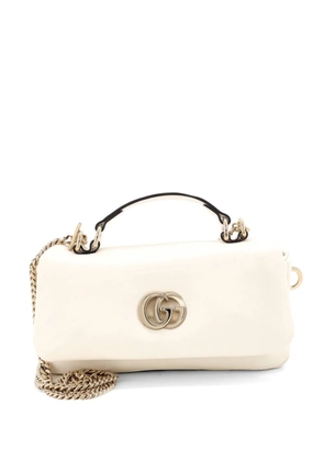 Gucci Pre-Owned GG Milano Top Handle Bag Leather Mini shoulder bag - White