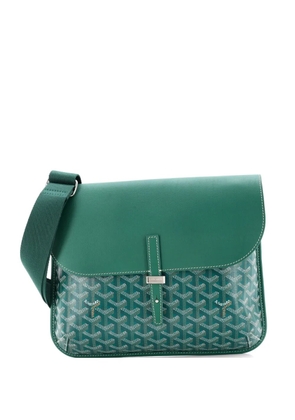Goyard Pre-Owned Coursier Messenger Bag Coated Canvas and Leather crossbody bag - Green