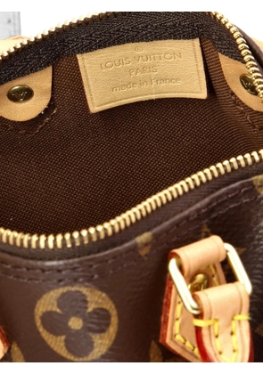 Louis Vuitton Pre-Owned Speedy Bandouliere Bag Monogram Canvas Nano crossbody bag - Brown