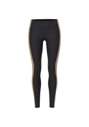 Casall colour-block high-waisted leggings - Black