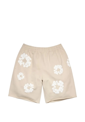 Denim Tears Cotton Wreath shorts - Neutrals