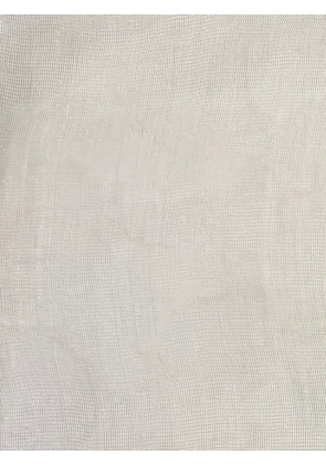 Seventy frayed-edge scarf - Neutrals