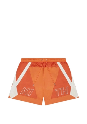 KITH Turbo colour-block shorts - Orange