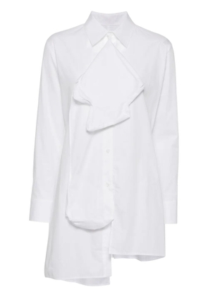 Yohji Yamamoto asymmetric shirt - White