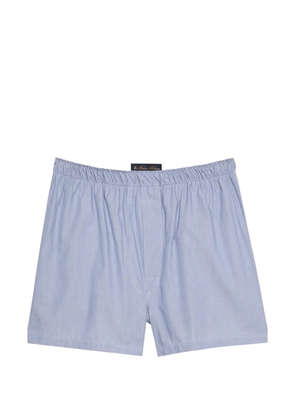 Brooks Brothers micro-stripe cotton boxer shorts - Blue